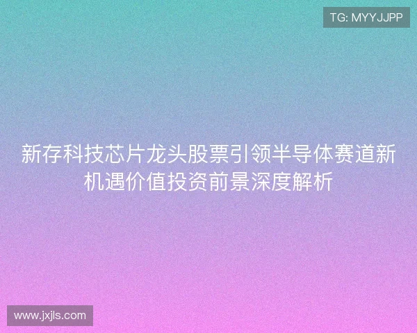 新存科技芯片龙头股票引领半导体赛道新机遇价值投资前景深度解析